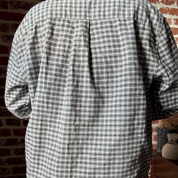 The Foundry gray and black flannel button down - Picture 7 of 7
